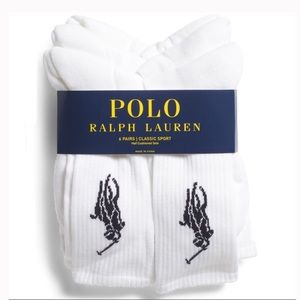 🆕 Polo Ralph Lauren Big Pony Classic Sport Socks
